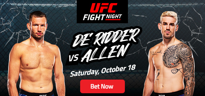 UFC - De Ridder vs Allen
