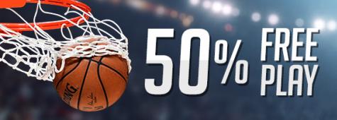50% Free Play!