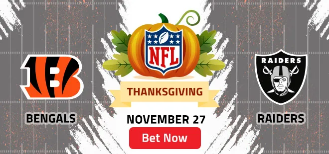 NFL Thanksgiving - Bengals Vs Raiders