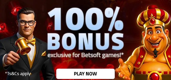 100% Exclusive BetSoft Bonus
