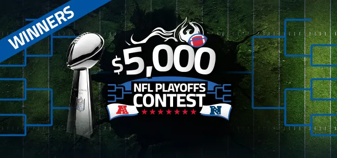 $5,000 NFL Playoffs Bracket Contest - Winners