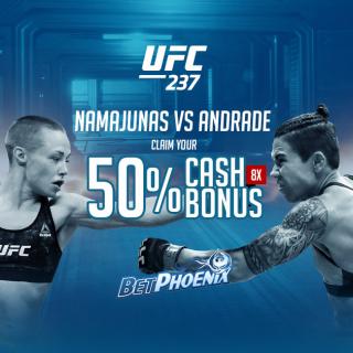 Don't Miss This Sportsbook Cash Bonus for The UFC 237 Weekend!